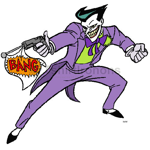 Joker T-shirts Iron On Transfers N5023 - Click Image to Close